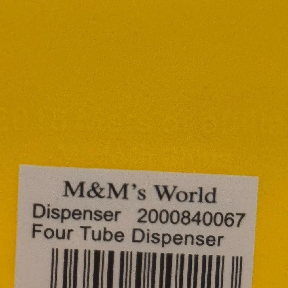 Mar’s M&M'S World Four Tube Candy Dispenser Collect 2018